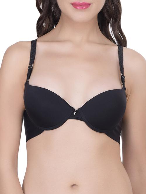 black cotton bra - 12456831 - Standard Image - 0