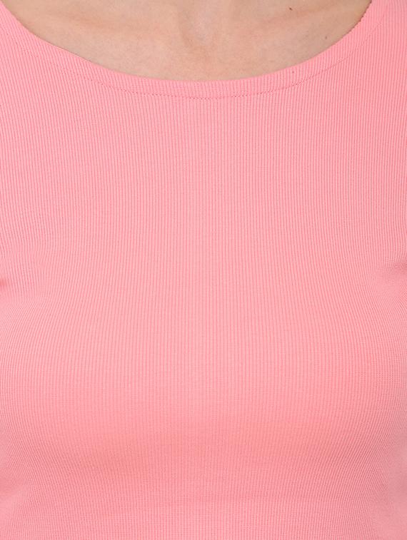 pink cotton crop top - 12462189 - Standard Image - 3