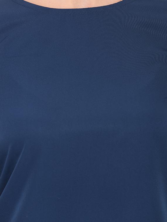 blue polyester regular top - 12462193 - Standard Image - 3