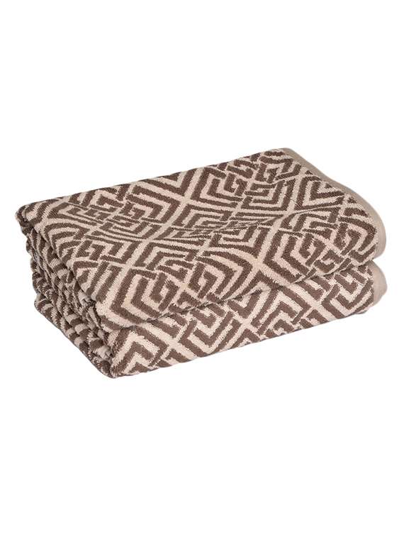 avira home 500 gsm martin bath towel - set of 2