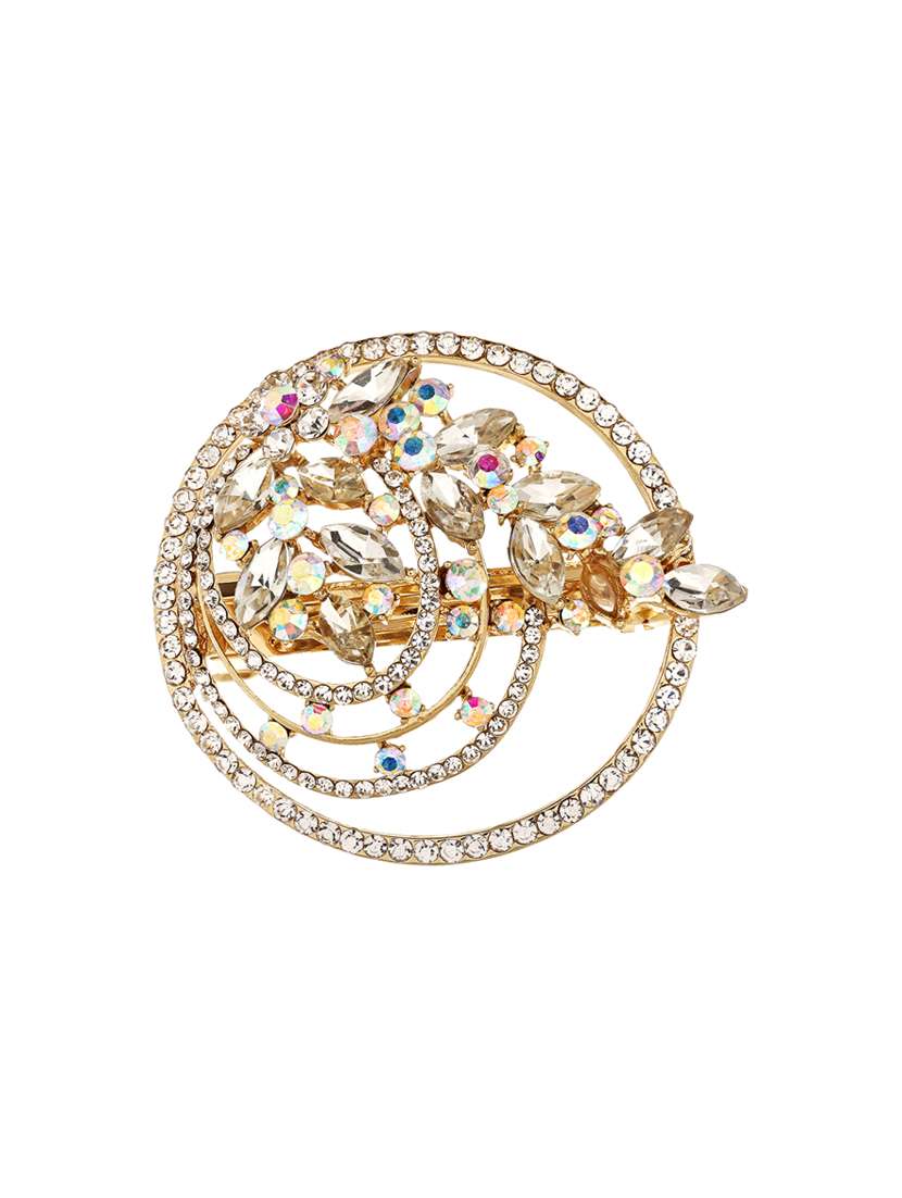 stone embellished hair clip - 12489883 - Zoom Image - 0