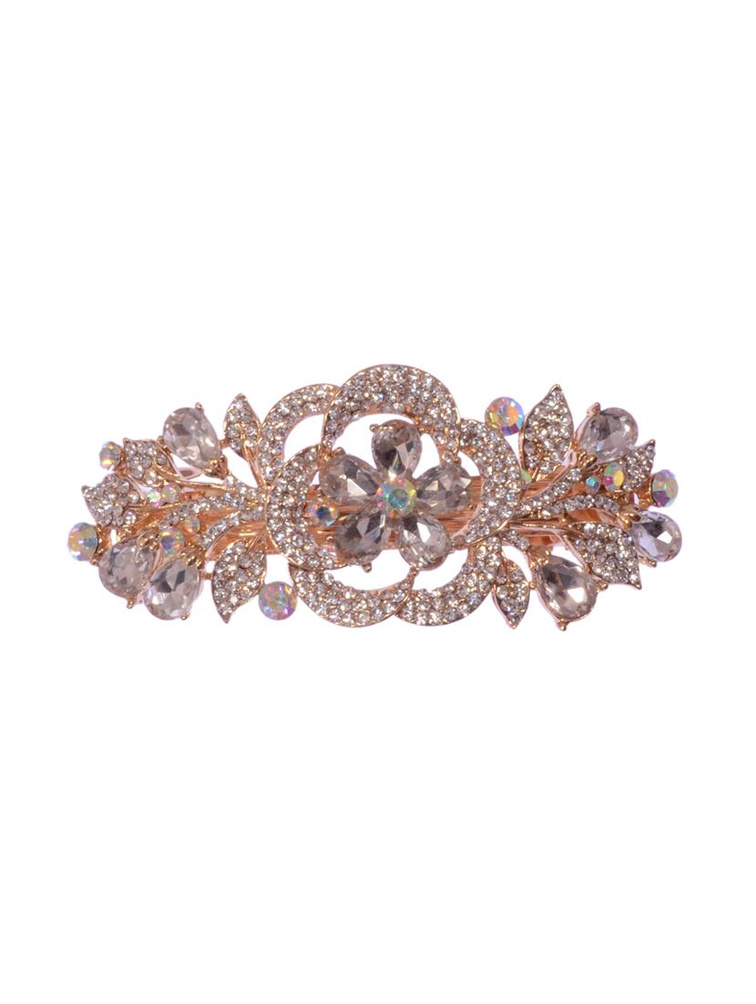 stone embellished hair clip - 12489939 -  Zoom Image - 0