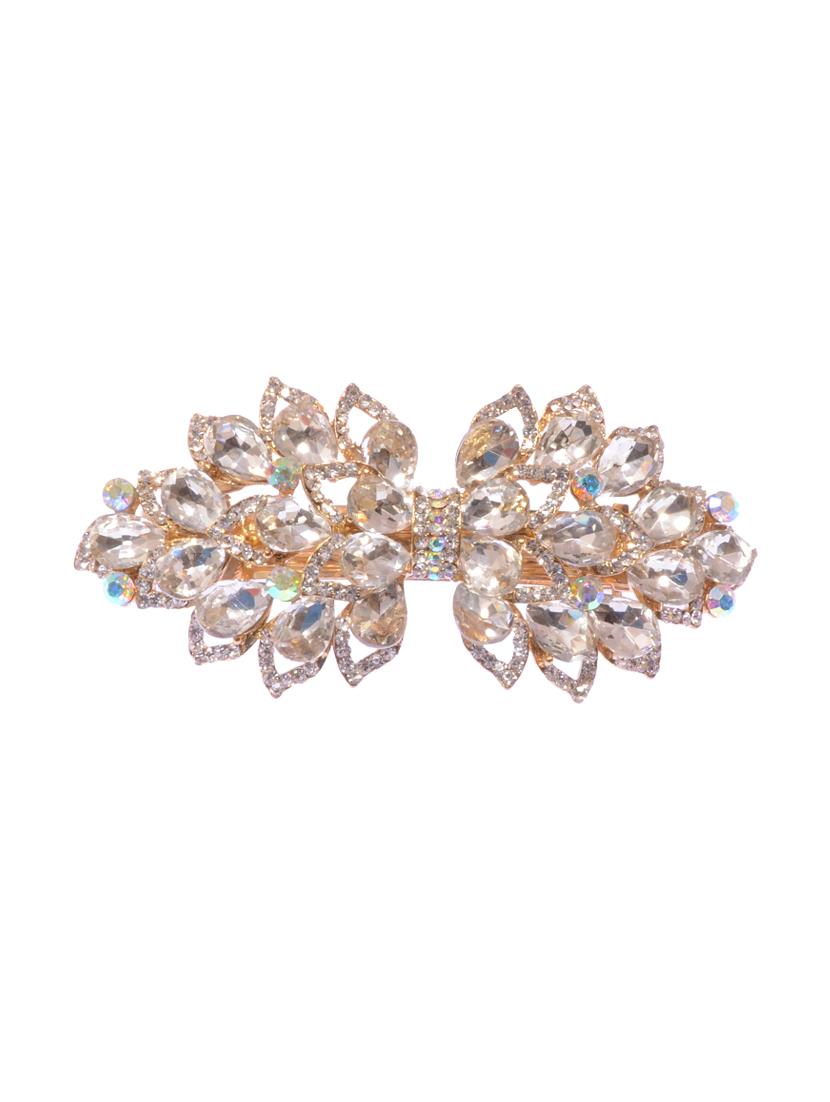 stone embellished hair clip - 12489945 -  Zoom Image - 0