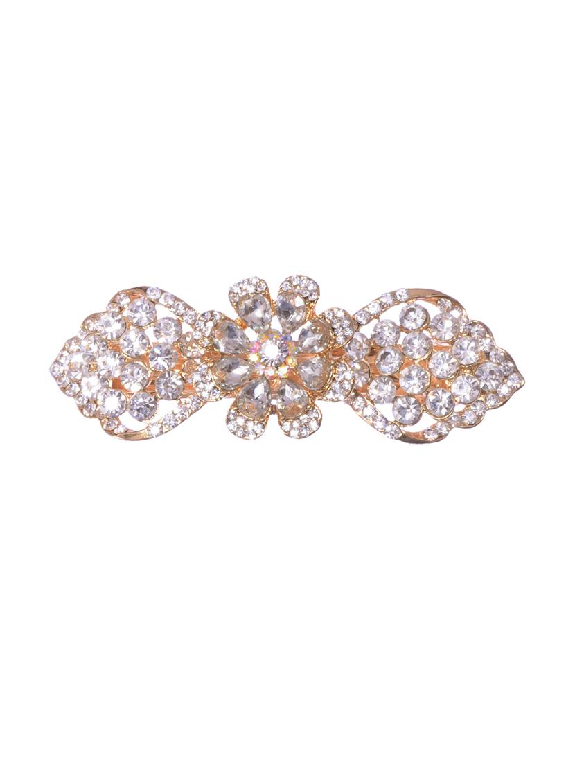 stone embellished hair clip - 12489953 -  Zoom Image - 0