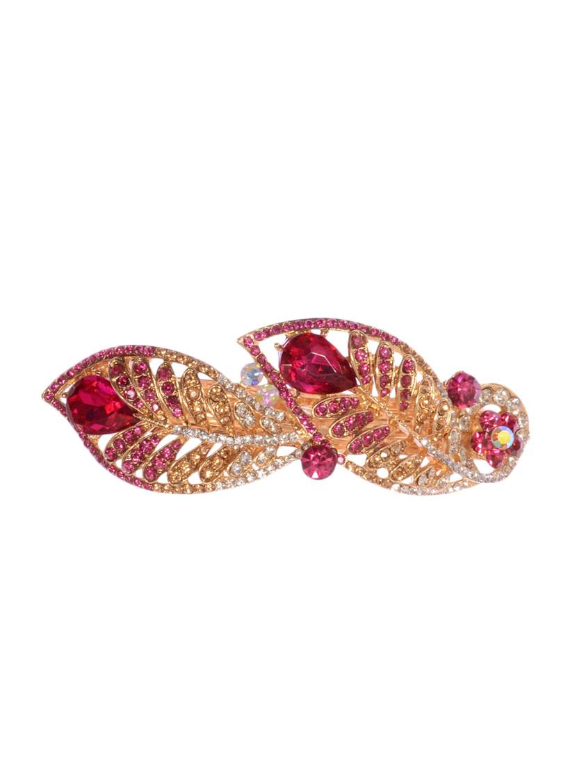 stone embellished hair clip - 12489964 -  Zoom Image - 0