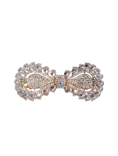 stone embellished hair clip - 12489965 - Standard Image - 0