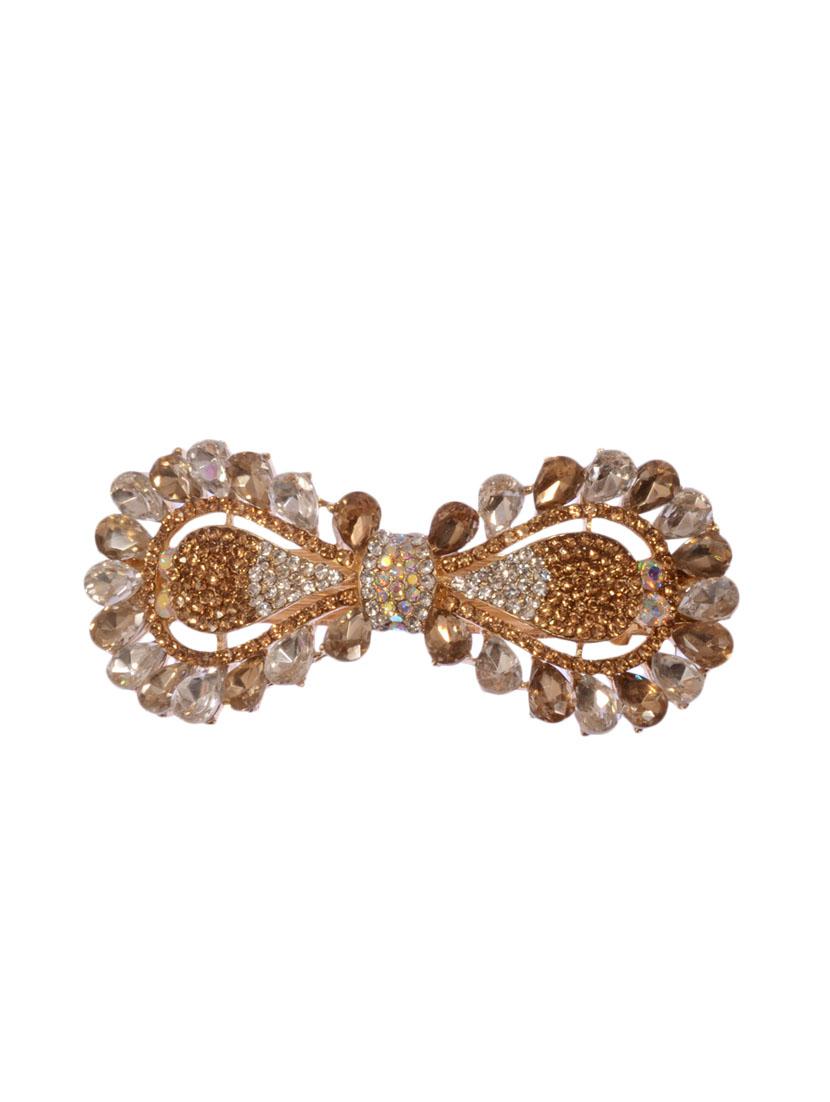 stone embellished hair clip - 12489966 - Zoom Image - 0