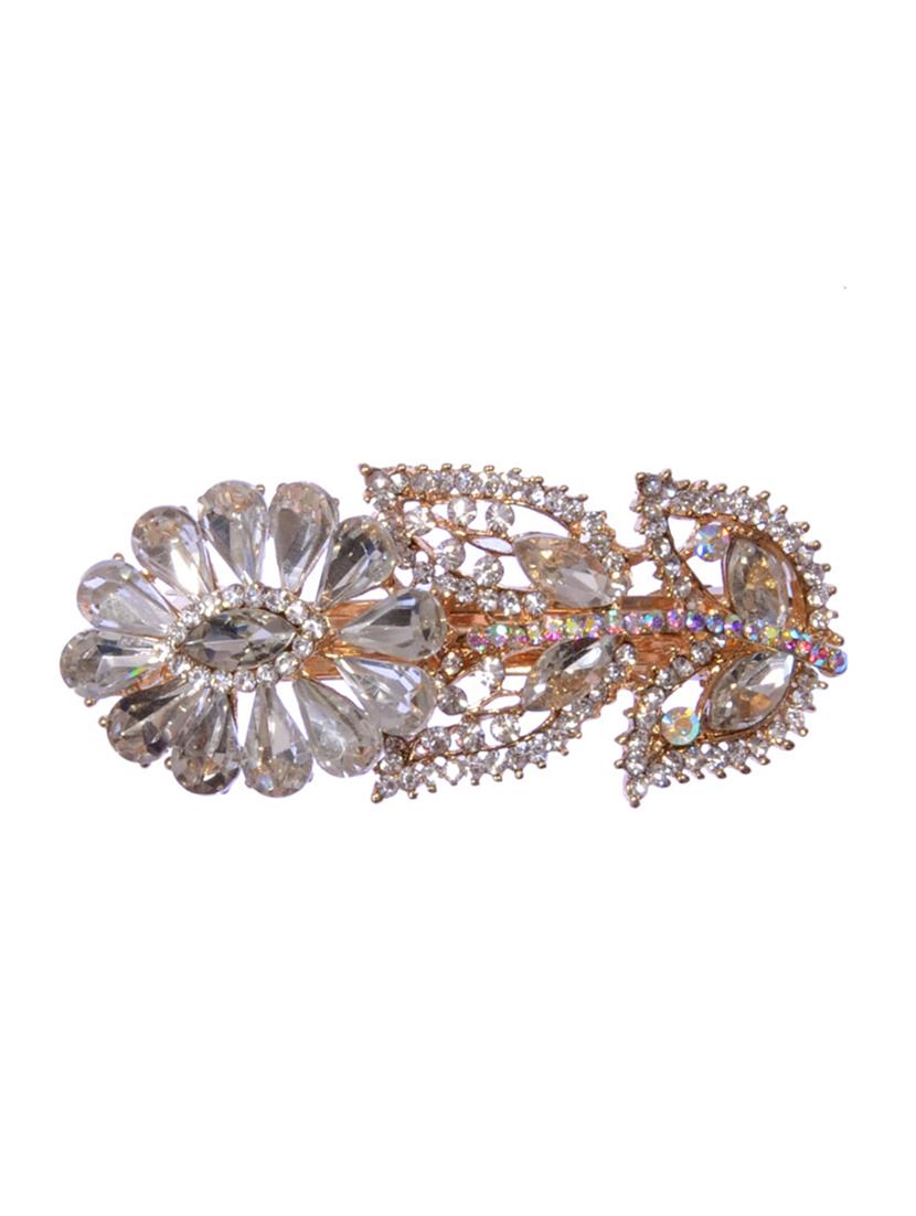 stone embellished hair clip - 12489980 -  Zoom Image - 0