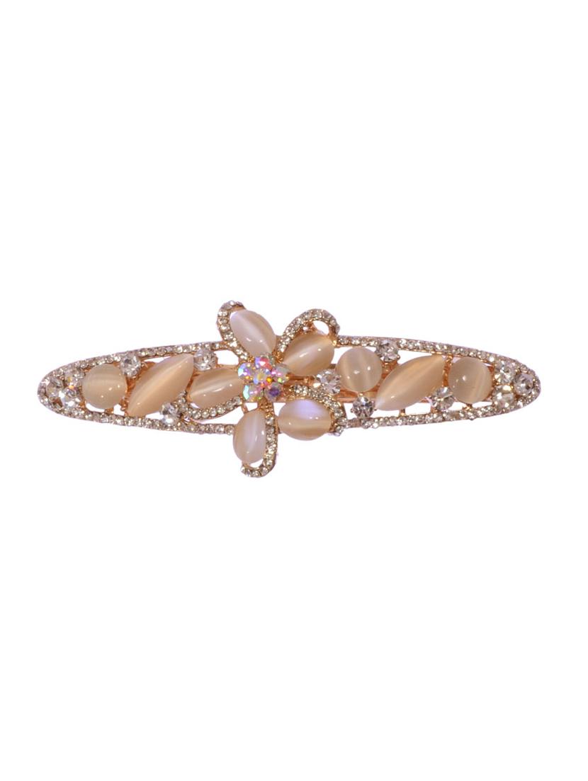 stone embellished hair clip - 12489986 -  Zoom Image - 0