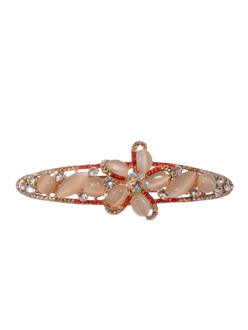 stone embellished hair clip - 12489988 -  Zoom Image - 0