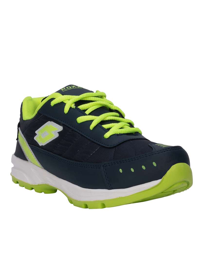 navy mesh lace up sport shoes