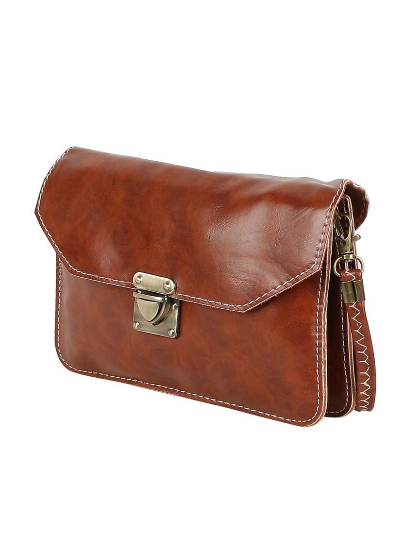 brown rexene sling bag - 12511434 -  Standard Image - 3