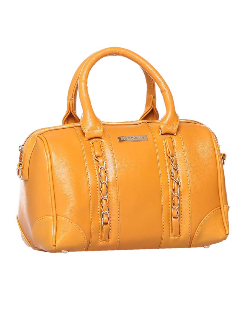 yellow leatherette handbag - 12522677 - Zoom Image - 0