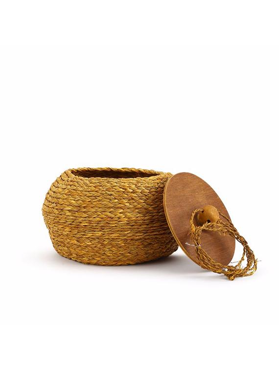 unravel india sabai red charger basket - 12526201 - Standard Image - 3
