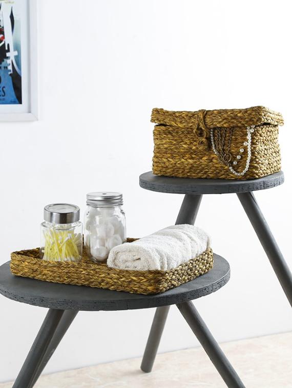 unravel india sabai red charger basket - 12526204 - Zoom Image - 0