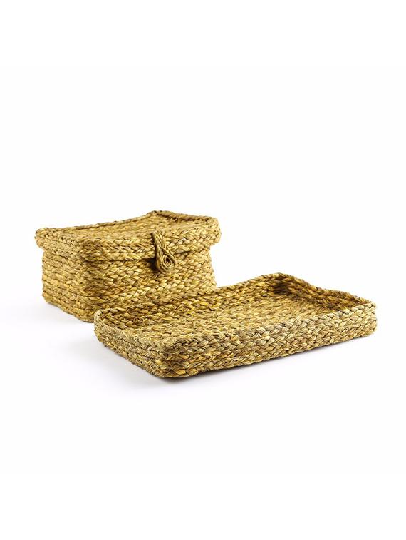 unravel india sabai red charger basket - 12526204 - Standard Image - 3