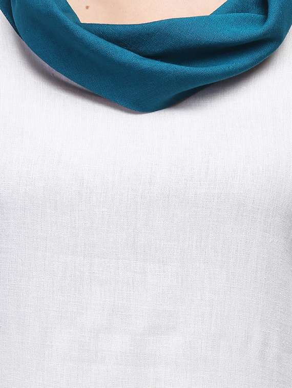 cream cotton straight kurta - 12555135 -  Standard Image - 3