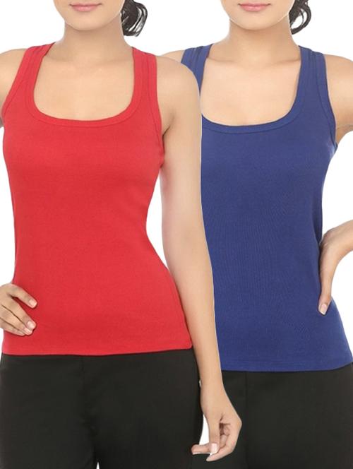 set of 2 multicolored cotton tees - 12576836 -  Standard Image - 0