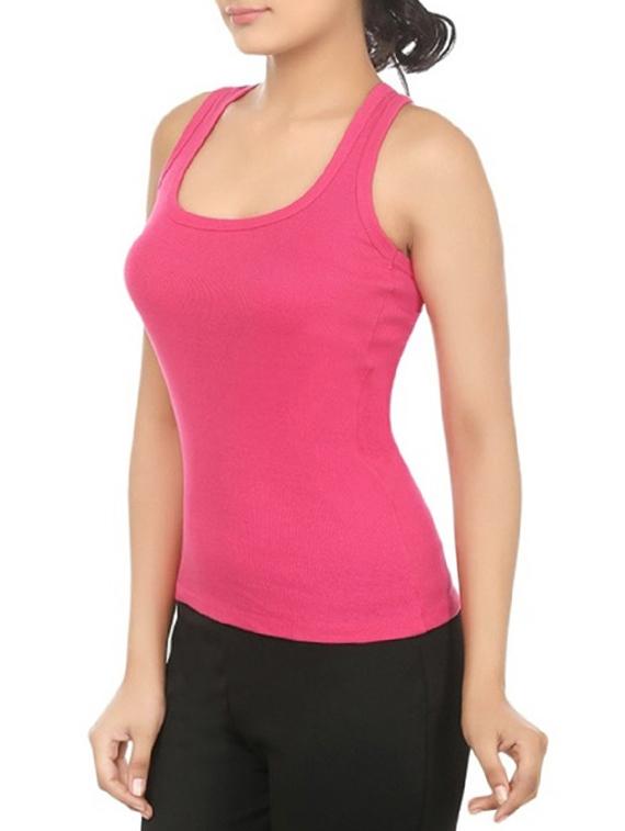 women's solid tank tee - 12576841 - Standard Image - 5