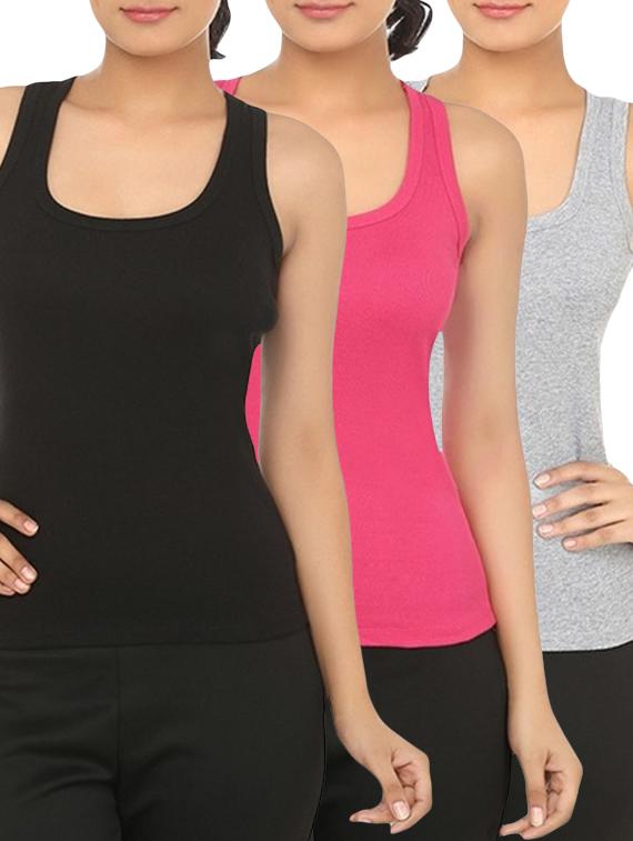 set of 3 camisoles  - 12576855 -  Zoom Image - 0