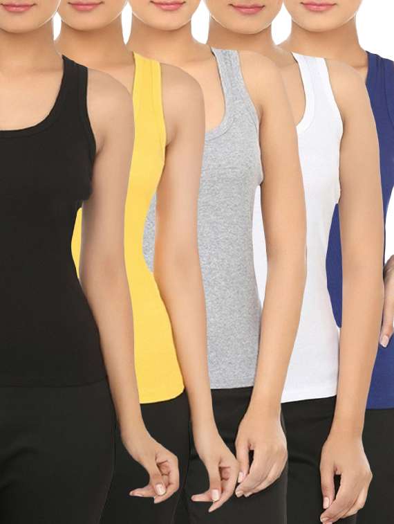 set of 5 multicolored cotton tees - 12576872 -  Zoom Image - 0