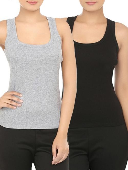set of 2 multicolored cotton tees - 12576946 - Standard Image - 0