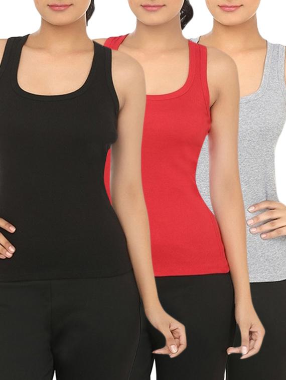set of 2 multicolored cotton camisole - 12576969 - Zoom Image - 0