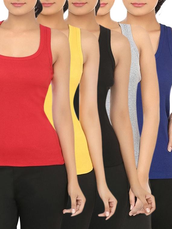 set of 5 multicolored cotton tees - 12576995 - Zoom Image - 0