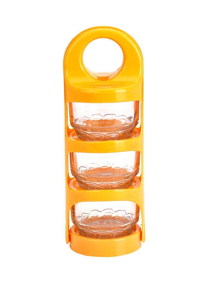 lakshya three piece colourful easylock tiffin - 12577105 - Zoom Image - 0