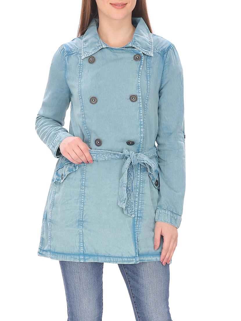 light blue cotton coat - 12577965 -  Zoom Image - 0