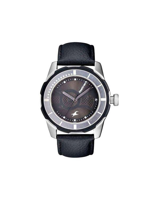 Buy online Fastrack Economy 2013 Analog Black Dial Men's Watch