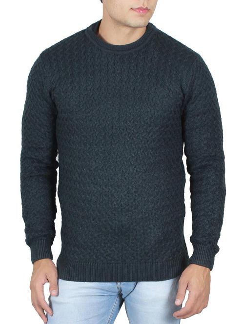 blue wool pullover - 12588149 - Standard Image - 0