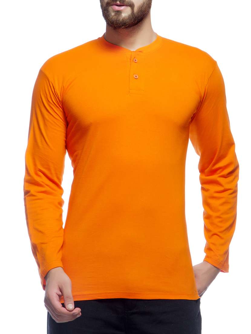 orange cotton tshirt