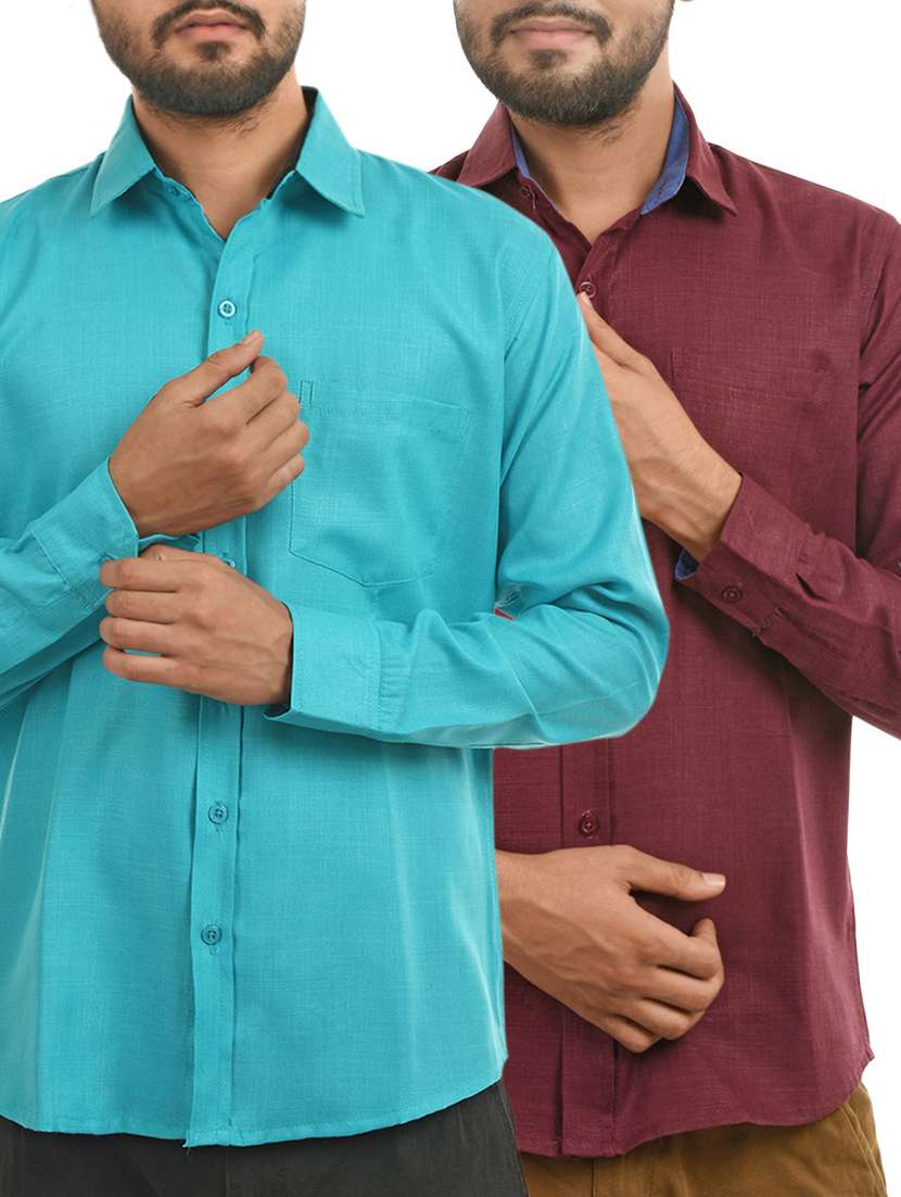 multi colored cotton casual shirt