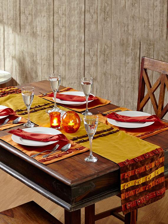 Multi Colour Multi Colour Table Linen (Place Mat Napkin Sets (12 Pcs)) - By