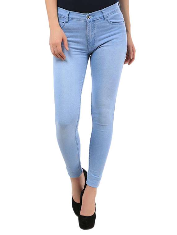 light blue denim jeans