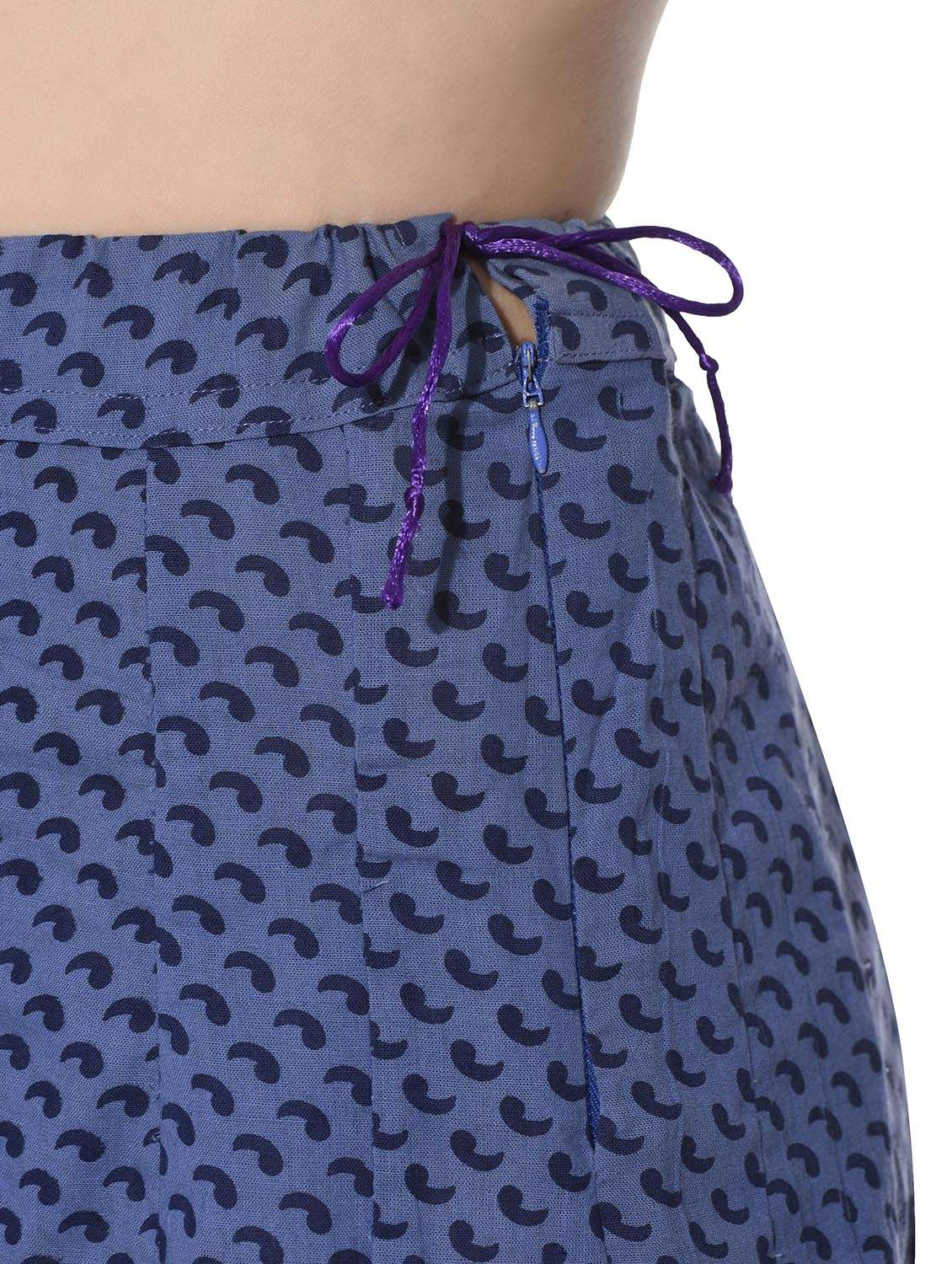 blue cotton skirt - 12779111 -  Standard Image - 3
