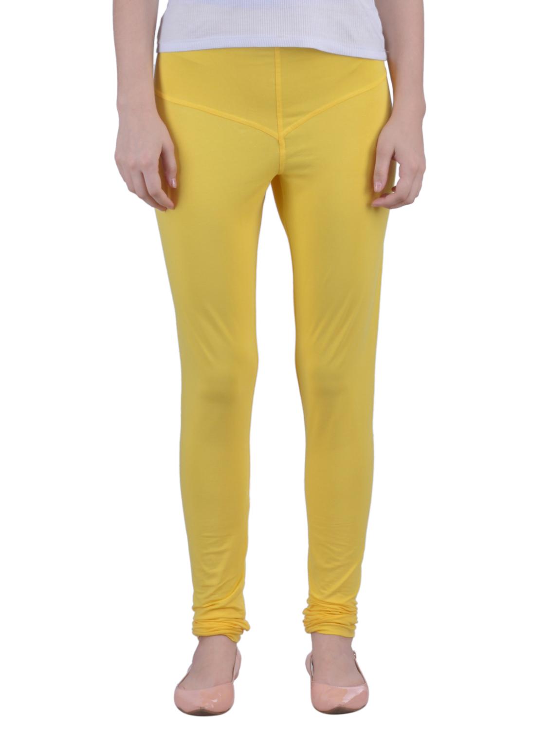 yellow cotton leggings - 12780922 -  Zoom Image - 0