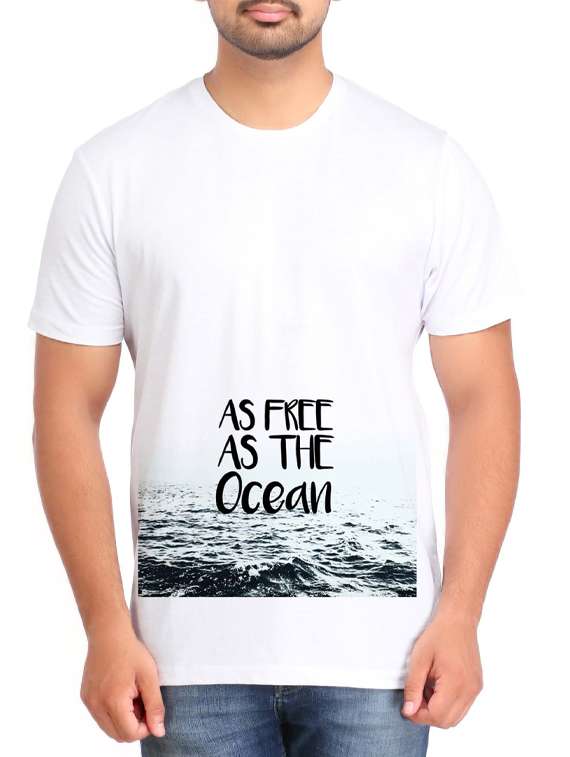 white polyester tshirt