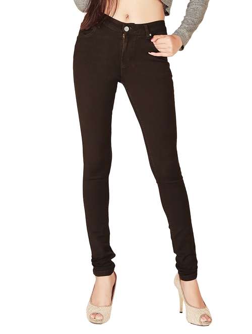 women's plain slim fit jeans - 12785022 - Standard Image - 0