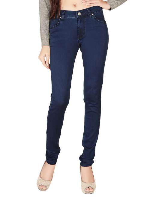 women's plain slim fit jeans - 12785023 - Standard Image - 0