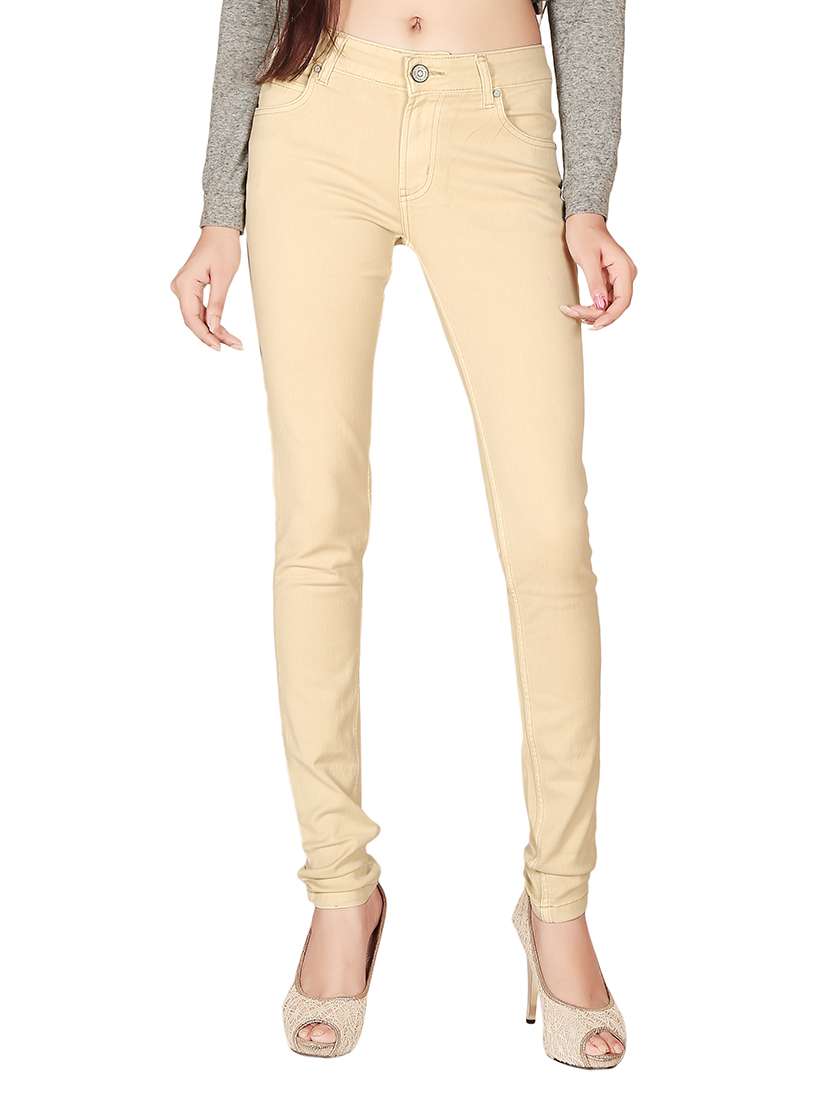 women's plain slim fit jeans - 12785027 - Zoom Image - 0