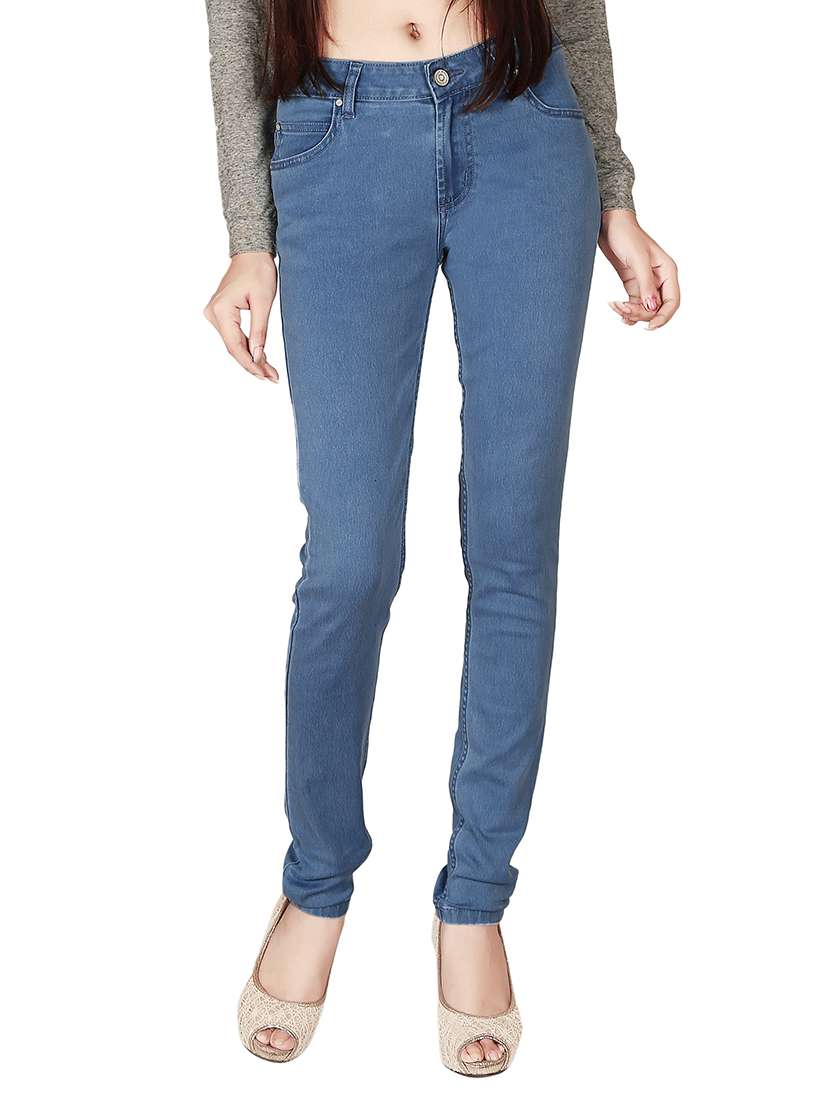 women's plain slim fit jeans - 12785028 - Zoom Image - 0