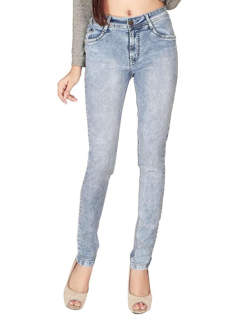 women's plain slim fit jeans