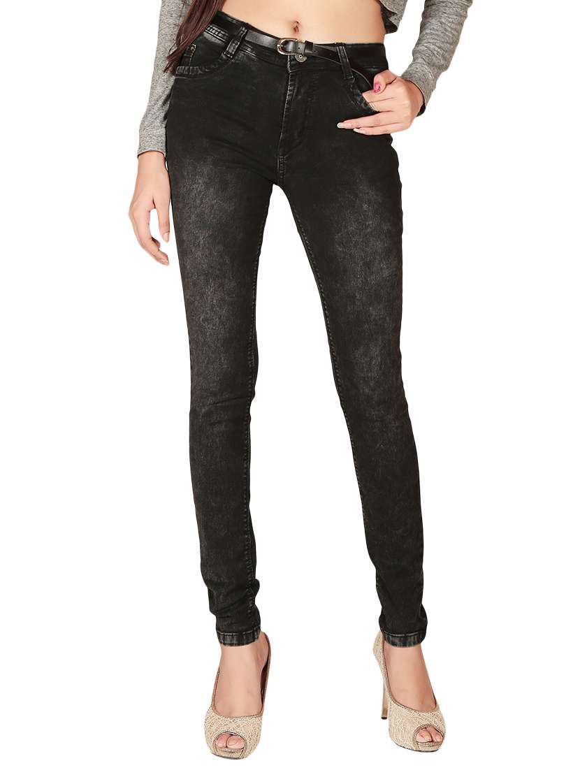 women's plain slim fit jeans