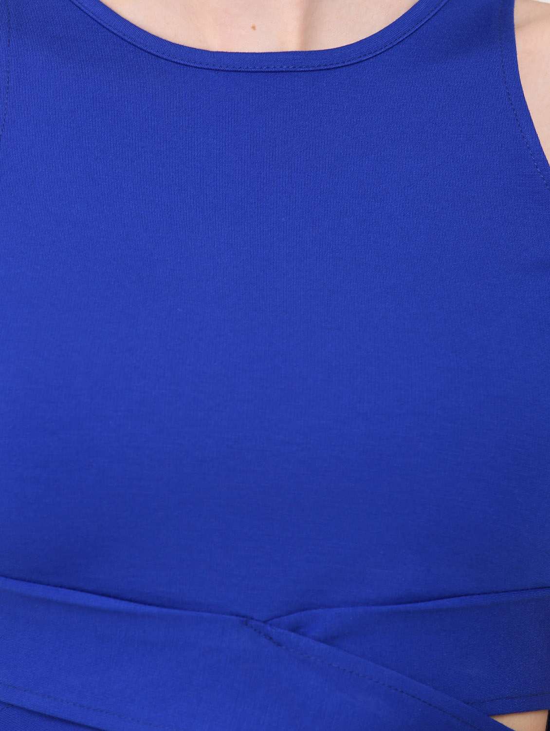cold shoulder crop top - 12786280 - Standard Image - 3