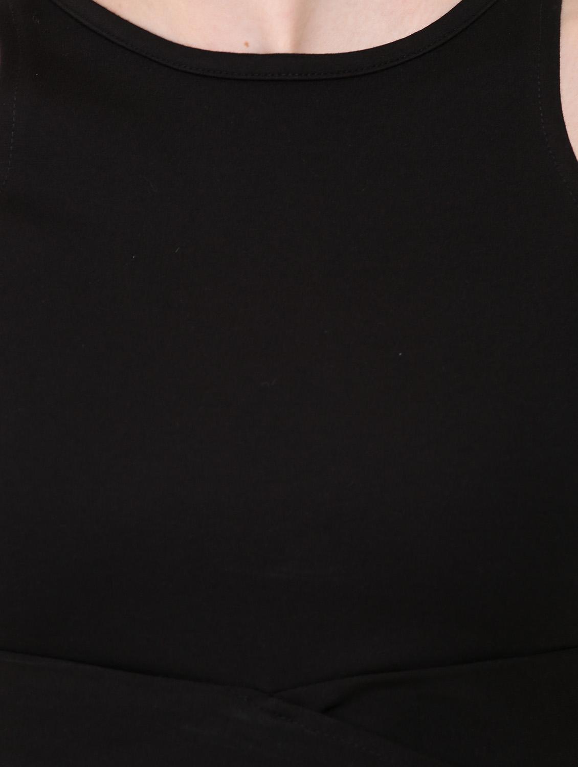 cross over hem crop top - 12786281 - Standard Image - 3