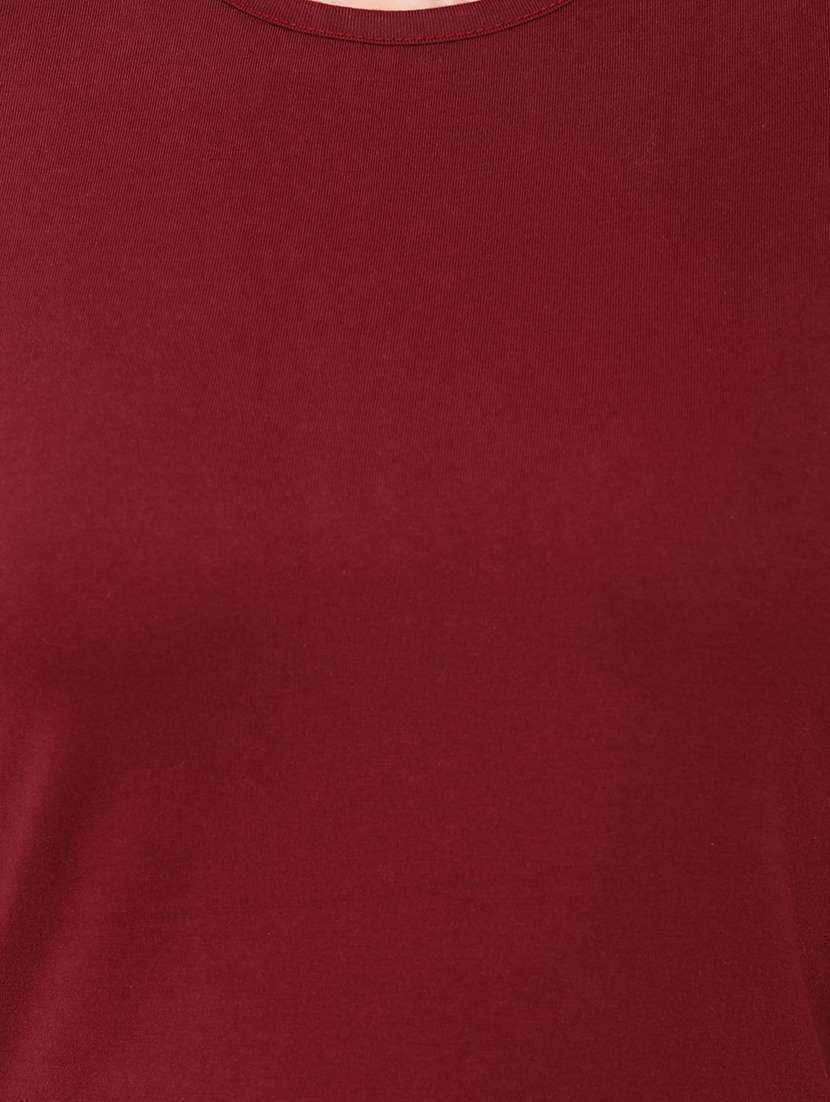 cold shoulder solid top  - 12786298 -  Standard Image - 3