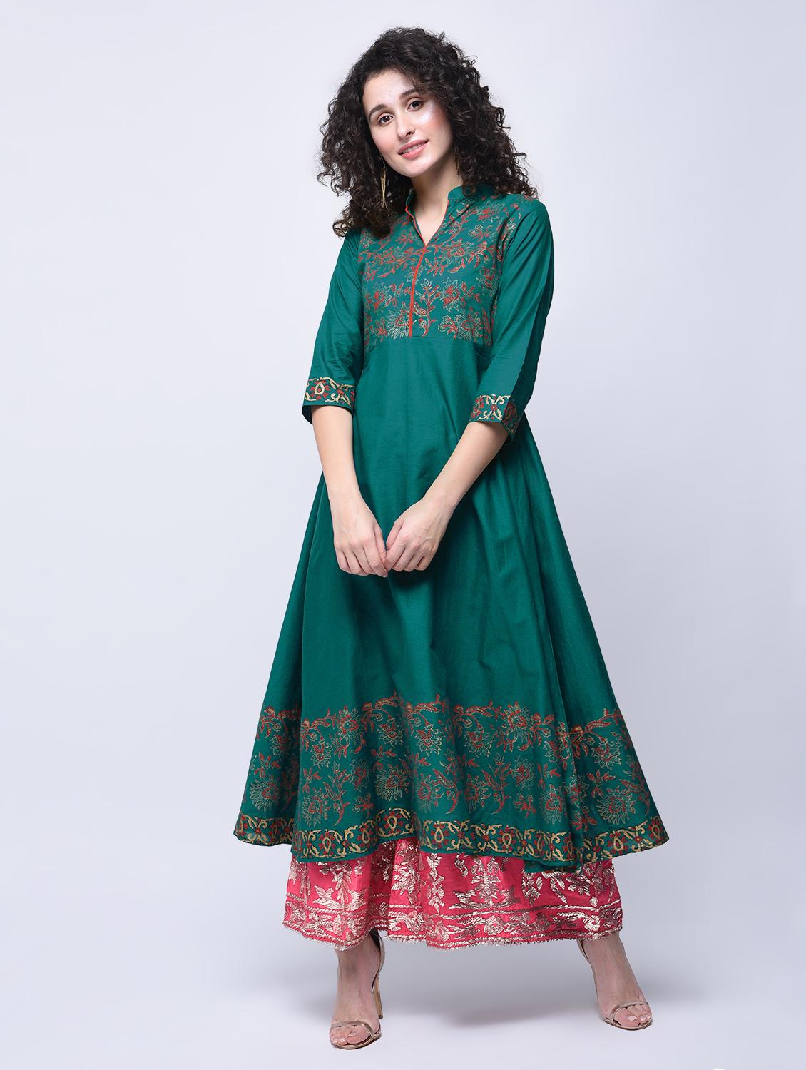women's flared kurta - 12787546 -  Zoom Image - 0