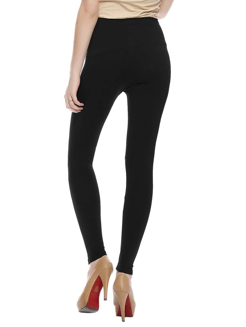 set of 2 multi colored cotton leggings - 12787586 - Standard Image - 3